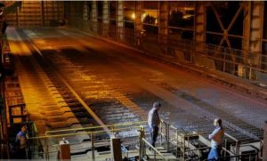 توقف یک خط تولید تیرآهن در گروه ملی فولاد برای کاهش مصرف برق