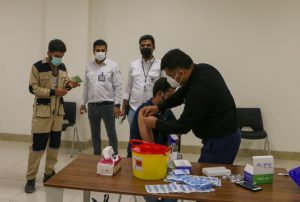 واکسیناسیون 1000 نفر از پرسنل مجتمع صنایع آلومینیوم جنوب