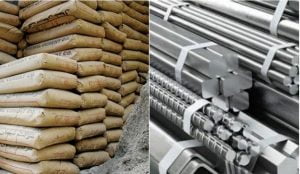 عرضه بیش از ۱.۲ میلیون تن سیمان و فولاد در بورس کالا