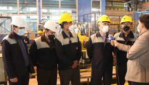 رکورد تولید ورق سازه‌های فولاد در ذوب آهن اصفهان شکسته شد