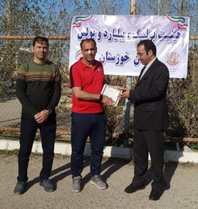 ورزشکار فولاد خوزستان به مقام سوم مسابقات پتانک استان دست یافت