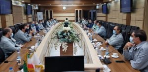 جلسه بررسی روند پیشرفت پروژه‌های زیست محیطی شرکت فولاد خوزستان