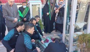 تجدید میثاق کارگران ورزشکار ذوب‌آهن با شهدا