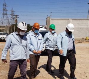 بازدید از روند پیشرفت پروژه‌های شرکت فولاد خوزستان