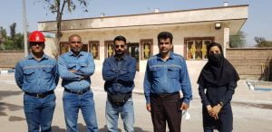 آیین افتتاح فاز نخست ساختمان کنترل زمان کارکنان و پارکینگ خودروهای سواری ورودی شماره ۴ شرکت فولاد خوزستان