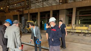 بازدید از خط تولید آزمایشی ورق‌های API۵L X۶۵MS فولاد اکسین