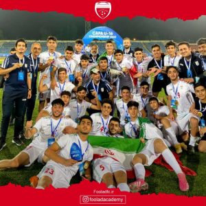 تیم ملی زیر ۱۶ سال ایران با پیروزی پرگل ۷ بر ۰ مقابل تاجیکستان به پیروزی رسید