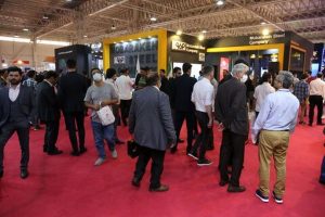 غرفه فولاد مبارکه در آخرین روز نمایشگاه صنعت مالی پذیرای بازدیدکنندگان است