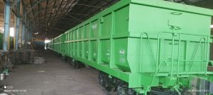 رکورد ماهیانه تعمیرات اساسی ۷۸ دستگاه واگن لبه بلند در شرکت لکوموتیو ریل اروند