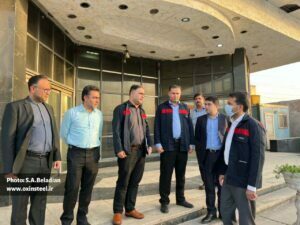 بازدید مدیر عامل و اعضاء هیأت مدیره شرکت فولاد اکسین خوزستان از نواحی مختلف کارخانه