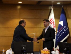 مراسم تودیع و معارفه معاونت بهره برداری و اکتشاف شرکت تهیه و تولید مواد معدنی ایران