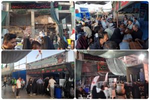 شرکت مس همراه مردم در حرکت عظیم اربعین حسینی