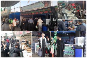 حضور مدیرعامل شرکت مس در کاروان خدمت رسانی زائران اربعین حسینی در کربلا