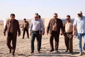 بازدید مهندس طاهرزاده مدیر عامل چادرملو از پروژه مجتمع فروآلیاژ ها