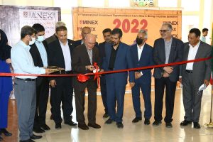 افتتاح یازدهمین همایش و نمایشگاه بین‌المللی فرصت‌های سرمایه‌گذاری معدن و صنایع معدنی/ بازدید محتشمی پور از غرفه ایمیدرو