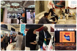 بازدید سفیر کره جنوبی و کاردار زیمباوه از غرفه شرکت مس