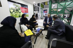 استقبال از غرفه فولاد مبارکه در نمایشگاه بین‌المللی محیط زیست