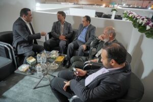 بازدید مصطفی‌پور مدیرعامل مجتمع فولاد غدیر نی‌ریز از نوزدهمین نمایشگاه متافو