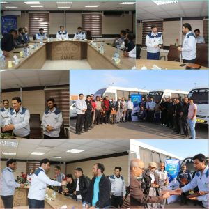 تقدیر از رانندگان ترابری سبک و سنگین فولادسنگان