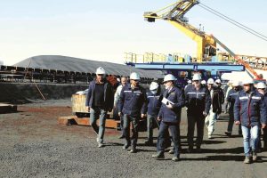 بازدید طیب‌نیا مدیر عامل فولاد مباركه از روند پیشرفت طرح های توسعه