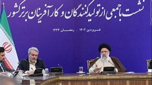 دیدار مدیرعامل شرکت فولاد اکسین خوزستان با رییس جمهوری