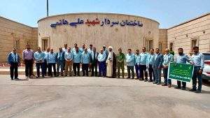 پایگاه مقاومت بسیج شهدای جاوید الاثر صنعت فولاد شادگان افتتاح شد