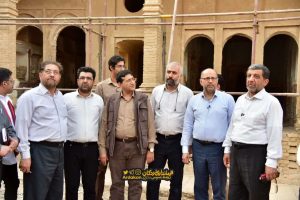 بازدید “ضرغامی” از مجموعه تاریخی پردیسان اردکان