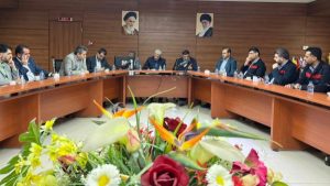 برگزاری جلسه مشترک مدیران عامل بانک ملی ،گروه ملی صنعتی فولاد ایران با فولاد اکسین خوزستان
