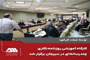 کارگاه آموزشی روزنامه‌نگاری چندرسانه‌ای در سیرجان برگزار شد