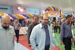 بازدید مدیرعامل فولاد خوزستان از نمایشگاه نوشت افزار و لوازم ورزشی و بازی‌های فکری