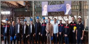 بازدید مدیرکل ماشین آلات و تجهیزات وزارت صمت از شرکت فولاد اکسین خوزستان
