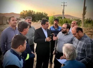 بازدید نماینده شهرستان قروه و مدیرعامل شرکت از پروژه بزرگ ۲.۵میلیون تنی کنسانتره گلالی و بررسی سایر پروژه های توسعه ای