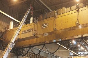 نوسازی و بهینه سازی جرثقیل های ناحیه نورد سرد فولاد مباركه