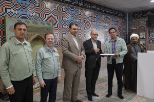 تقدیر از خانواده های شهدا و ایثارگران شرکت فولاد هرمزگان