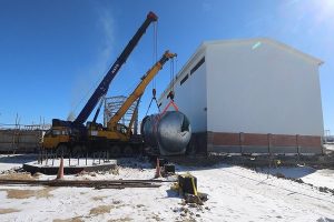 آغاز عملیاتی‌ سازی طرح کاتد مس سونگون با نصب تجهیز ۵۰ تنی ادژوربر