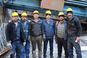 تعمیرات اساسی ماشین چدن‌ ریزی شماره یك كوره‌ بلند ذوب آهن اصفهان