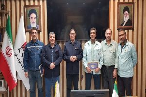 تقدیر از مدیران موفق در پروژه های مهم زیست محیطی فولاد خوزستان