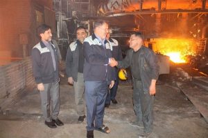 دیدار نوروزی مدیرعامل ذوب‌آهن اصفهان با تلاشگران این مجتمع عظیم صنعتی