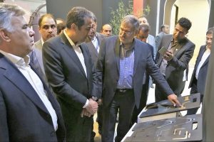 بازدید رئیس ایمیدرو و رئیس سازمان زمین‌ شناسی از غرفه ذوب‌ آهن در ایران اکسپو ۲۰۲۵
