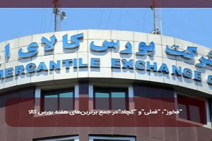 “فخوز”، “فملی”و “کچاد”در جمع برترین‌های هفته بورس کالا