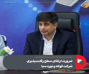 ضرورت ارتقای سطح رقابت‌ پذیری شرکت فولاد و نورد سبا