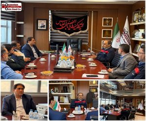 نشست مدیران فولاد اکسین خوزستان و گروه ملی صنعتی فولاد ایران برای توسعه زنجیره فولاد استان