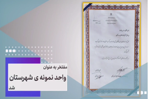 طلای صدر تفتان به عنوان واحد نمونه شهرستان انتخاب شد