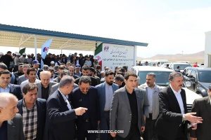 بازدید وزیر صنعت، معدن و تجارت از پروژه عظیم فولادسازی و نورد پیوسته ورق گرم قروه با مدیریت اجرایی ایریتک