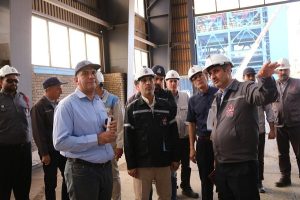 بازدید دکتر رسولیان از شرکت صنعتی و معدنی اپال پارسیان سنگان 