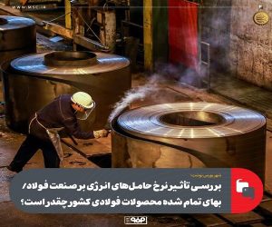 بررسی تأثیر نرخ حامل‌ های انرژی بر صنعت فولاد/ بهای تمام شده محصولات فولادی کشور چقدر است؟