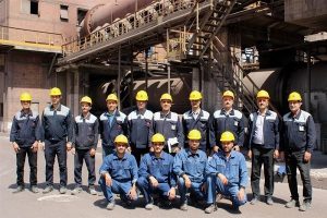 پخت موفق منیزیت در كوره‌ دوار كارگاه پخت دولومیت توسط متخصصان ذوب‌ آهن اصفهان