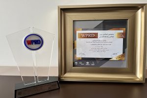 پویش سازمانی #کارگر_ایرانیم #فولاد_هرمزگانیم تندیس و تقدیرنامه دریافت کرد