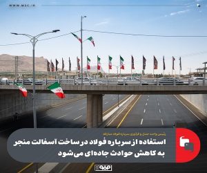 استفاده از سرباره فولاد در ساخت آسفالت منجر به كاهش حوادث جاده ای می‌شود