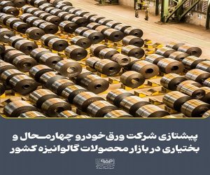 پیشتازی شركت ورق‌ خودرو چهارمحال و بختیاری در بازار محصولات گالوانیزه كشور